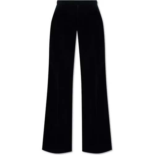 Wide Trousers, female, , Size: M Flared Tailored Velvet Pants - Chloé - Modalova