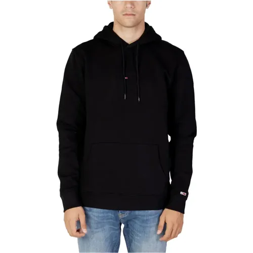 Mens Hooded Sweatshirt , male, Sizes: S, 2XL, L, XL, M - Tommy Jeans - Modalova