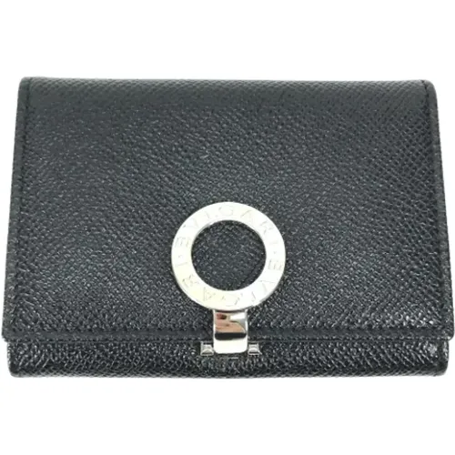 Pre-owned Wallets, female, , Size: ONE SIZE Pre-owned Leather wallets - Bvlgari Vintage - Modalova