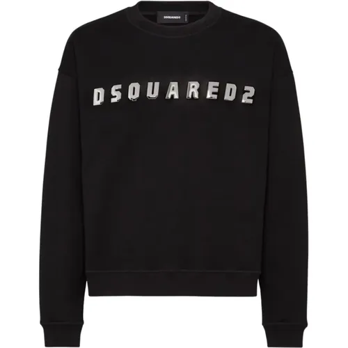 Sweatshirts, male, , Size: 2XL Stylish Sweaters Collection - Dsquared2 - Modalova