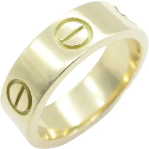 Pre-owned Gold rings , female, Sizes: ONE SIZE - Cartier Vintage - Modalova