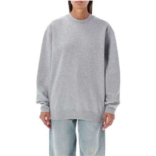 Classic Crewneck Sweater , female, Sizes: L, M - JW Anderson - Modalova