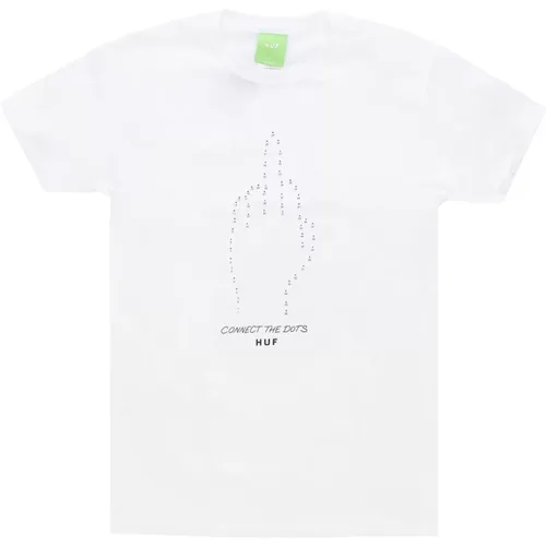 T-Shirts, male, , Size: XL Connect The Dots Tee - HUF - Modalova