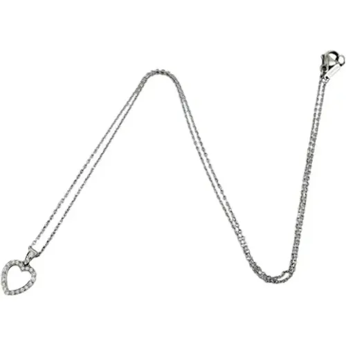 Pre-owned Jewellery, female, , Size: ONE SIZE Pre-owned Silver necklaces - Tiffany & Co. Pre-owned - Modalova