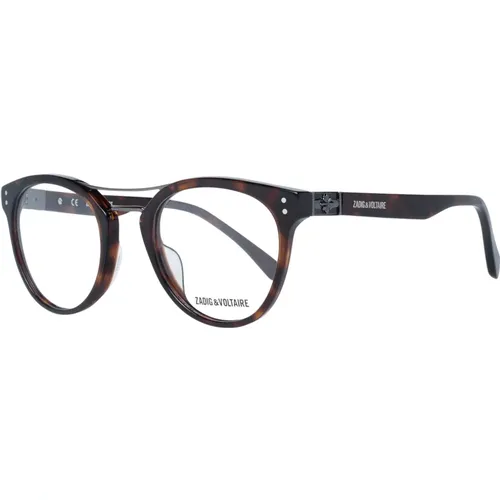 Braune Damen Ovale Optische Brillen , Damen, Größe: ONE Size - Zadig & Voltaire - Modalova