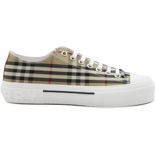 Sneakers, male, , Size: 8 US Vintage Check Sneakers - Burberry - Modalova