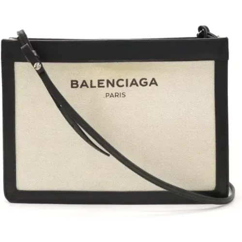 Pre-owned Cross Body Bags, female, , Size: ONE SIZE Pre-owned Canvas shoulder-bags - Balenciaga Vintage - Modalova