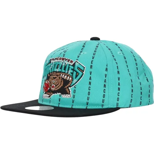 Caps, male, , Size: ONE SIZE Vancouver Grizzlies Pinstripe Cap - Mitchell & Ness - Modalova