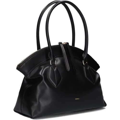 Erica M Tote Elegante Schwarze Handtasche - Furla - Modalova