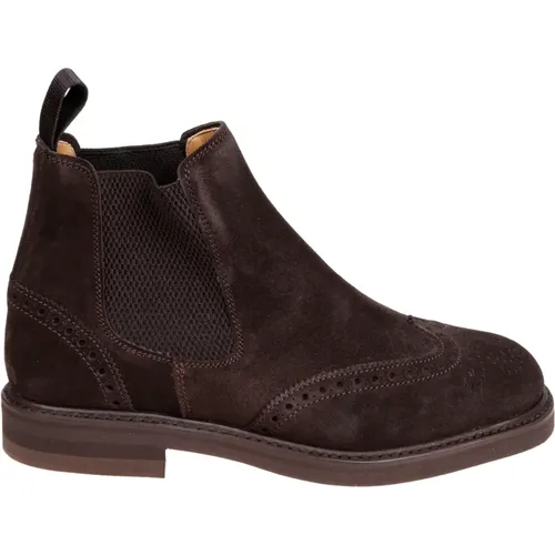 Chelsea Boots, male, , Size: 8 1/2 US Suede Ankle Boots - Berwick - Modalova