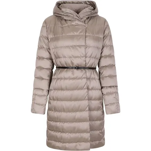 Parkas, female, , Size: S Reversible Down Jacket in Water-Repellent Satin - Max Mara - Modalova