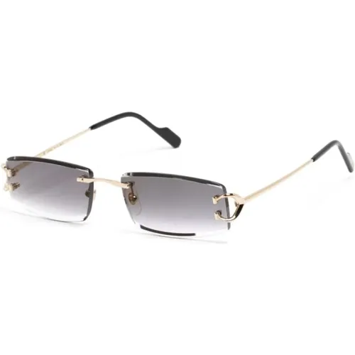 Ct0465S 001 Sunglasses , male, Sizes: 56 MM - Cartier - Modalova