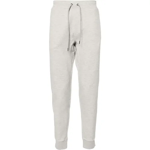 Sweatpants, male, , Size: XL Heather Grey Sports Trousers with Pony - Polo Ralph Lauren - Modalova