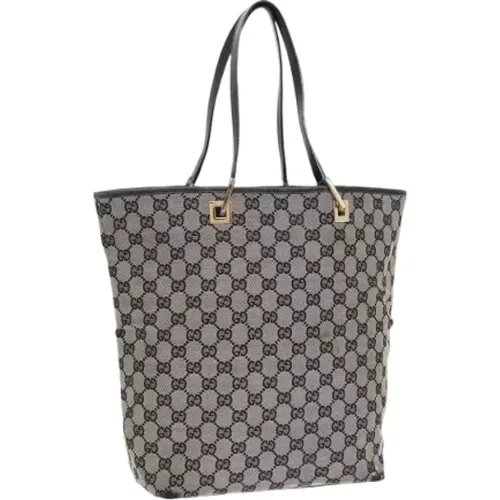 Pre-owned Tote Bags, female, , Size: ONE SIZE Pre-owned Canvas gucci-bags - Gucci Vintage - Modalova