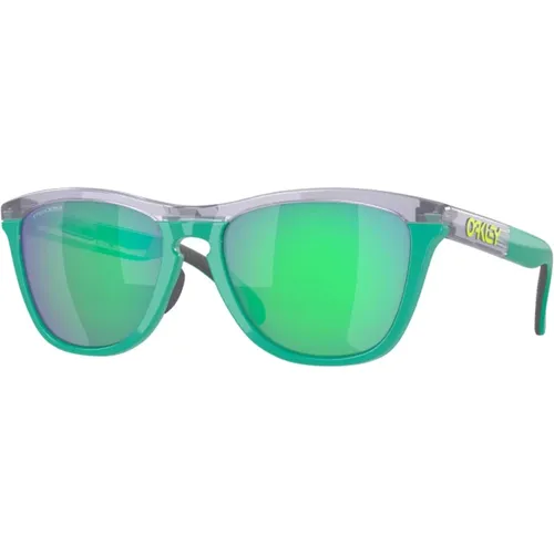Sportliche Polarisierte Sonnenbrille für Männer , Herren, Größe: 55 MM - Oakley - Modalova
