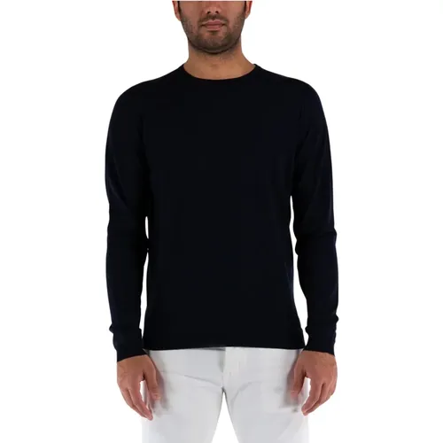 Solid Color Crewneck Sweater , male, Sizes: 2XL, L, M - Goes Botanical - Modalova