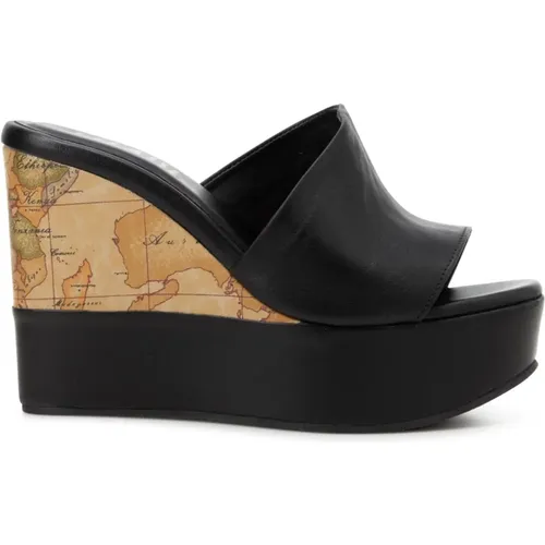 Geo Classic Wedge Flat Shoes , female, Sizes: 5 UK, 7 UK, 6 UK, 8 UK, 4 UK - Alviero Martini 1a Classe - Modalova