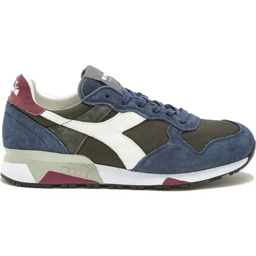 Sneakers, male, , Size: 10 US Heritage Trident 90 Ripstop Forest Night - Diadora - Modalova