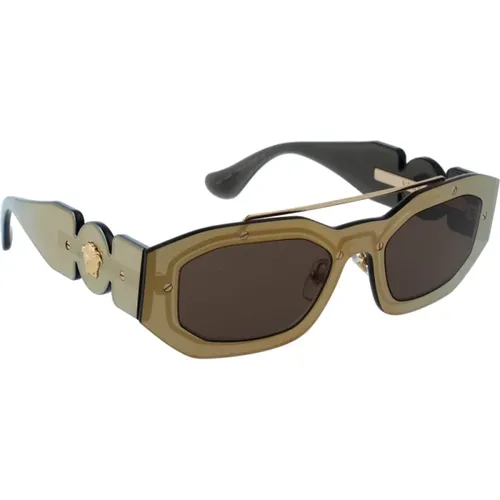 Iconic Sunglasses with Uniform Lenses , unisex, Sizes: 51 MM - Versace - Modalova