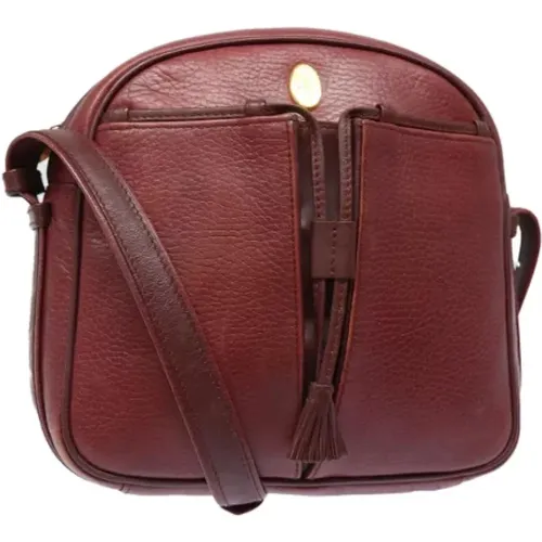 Pre-owned Cross Body Bags, female, , Size: ONE SIZE Pre-owned Leather shoulder-bags - Cartier Vintage - Modalova