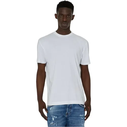 Rundhals Slim Fit Bedrucktes T-Shirt - John Richmond - Modalova