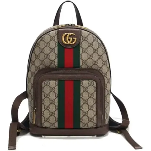 Pre-owned Backpacks, female, , Size: ONE SIZE Pre-owned Coated canvas gucci-bags - Gucci Vintage - Modalova