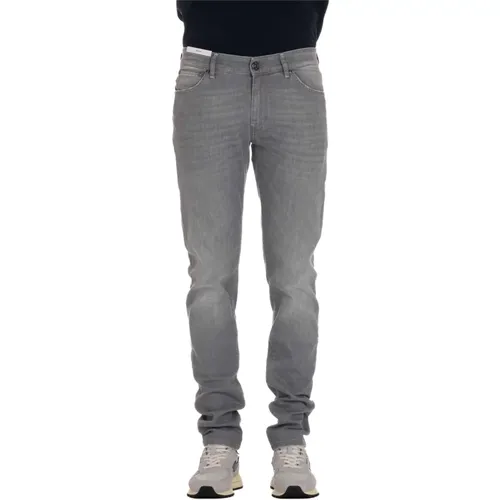 Grey Denim Swing Fit Jeans , male, Sizes: W34, W31, W36, W37 - PT Torino - Modalova