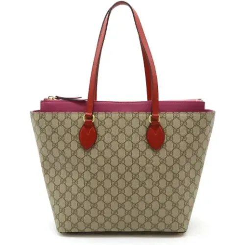 Pre-owned Tote Bags, female, , Size: ONE SIZE Pre-owned Fabric gucci-bags - Gucci Vintage - Modalova