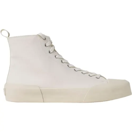 Canvas High Top Sneakers , Herren, Größe: 42 EU - Jil Sander - Modalova