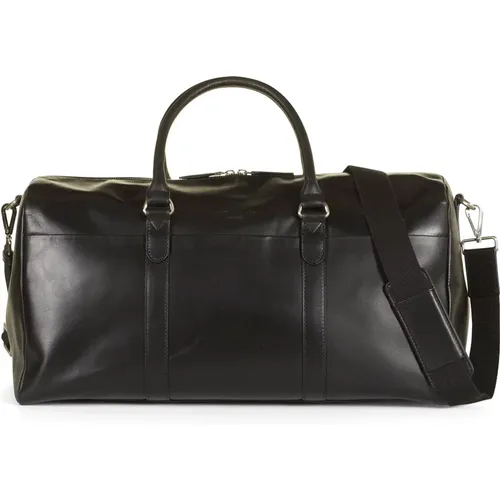 Leather Weekend Bag , male, Sizes: ONE SIZE - Howard London - Modalova