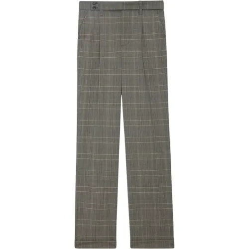 Wool Checkered Suit Pants , female, Sizes: XS, S, M - Zadig & Voltaire - Modalova
