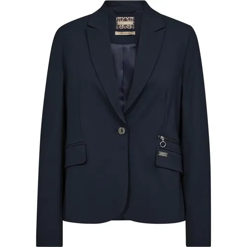 Slim-Fit Blazer Salute Navy - MOS MOSH - Modalova