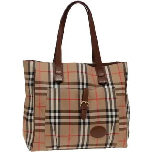 Pre-owned Canvas schultertasche - Burberry Vintage - Modalova