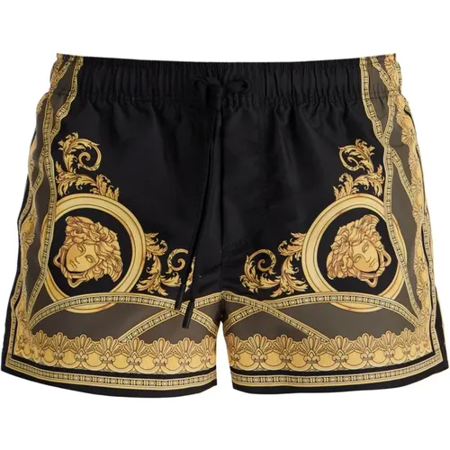 Mythische Print Badehose Versace - Versace - Modalova