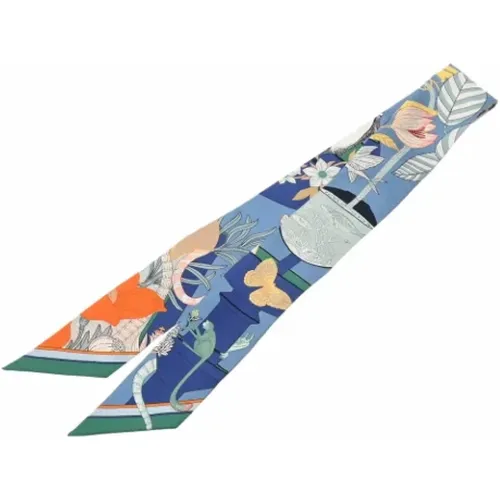 Pre-owned Scarves, female, , Size: ONE SIZE Pre-owned Silk scarves - Hermès Vintage - Modalova