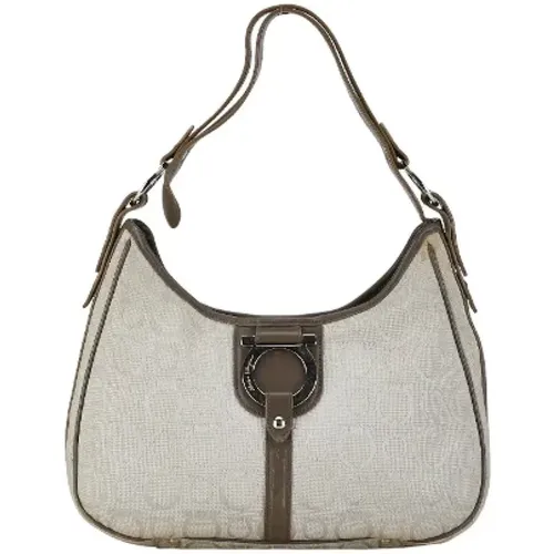 Pre-owned Canvas shoulder-bags , female, Sizes: ONE SIZE - Salvatore Ferragamo Pre-owned - Modalova