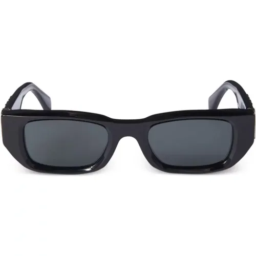 Sunglasses with Original Case , unisex, Sizes: 49 MM - Off White - Modalova