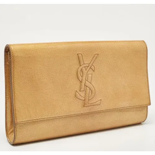 Pre-owned Wallets, female, , Size: ONE SIZE Pre-owned Fabric clutches - Yves Saint Laurent Vintage - Modalova