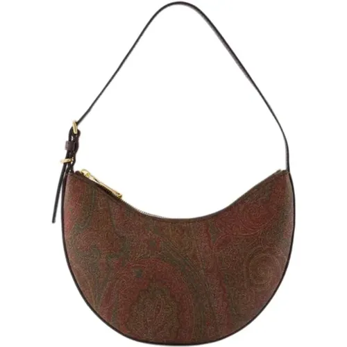 Leather shoulder-bags , female, Sizes: ONE SIZE - ETRO - Modalova