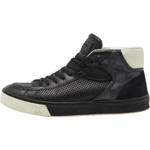 Pre-owned Coated canvas sneakers , female, Sizes: 10 UK - Louis Vuitton Vintage - Modalova