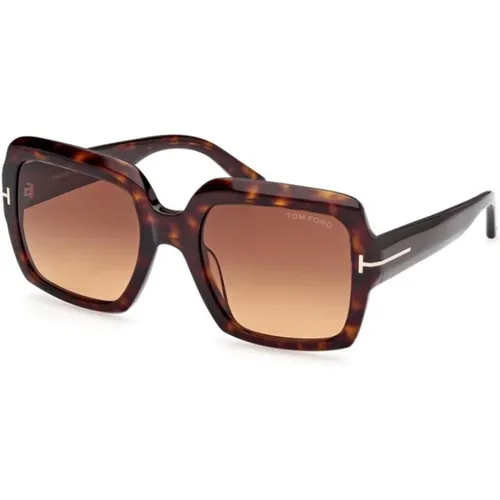 Elegant Square Sunglasses with Gradient Lens , female, Sizes: 54 MM - Tom Ford - Modalova