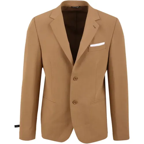 Blazers, male, , Size: 2XL Pietro 15 Sand Jackets - Daniele Alessandrini - Modalova