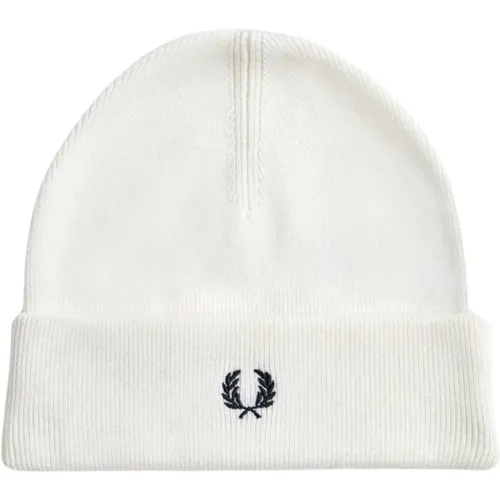 Merino Wool Hat , male, Sizes: ONE SIZE - Fred Perry - Modalova