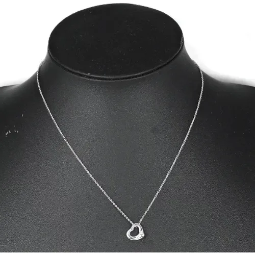 Pre-owned Jewellery, female, , Size: ONE SIZE Pre-owned Silver necklaces - Tiffany & Co. Pre-owned - Modalova