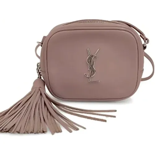 Pre-owned Cross Body Bags, female, , Size: ONE SIZE Pre-owned Leather shoulder-bags - Yves Saint Laurent Vintage - Modalova