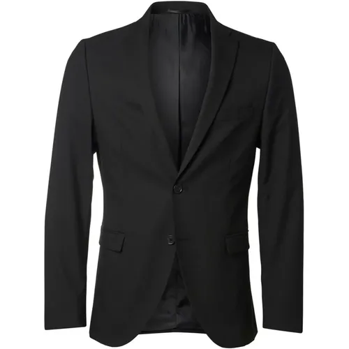 Schwarzer Blazer mit Knöpfen für Männer - Selected Homme - Modalova