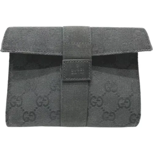 Pre-owned Clutches, female, , Size: ONE SIZE Pre-owned Canvas gucci-bags - Gucci Vintage - Modalova