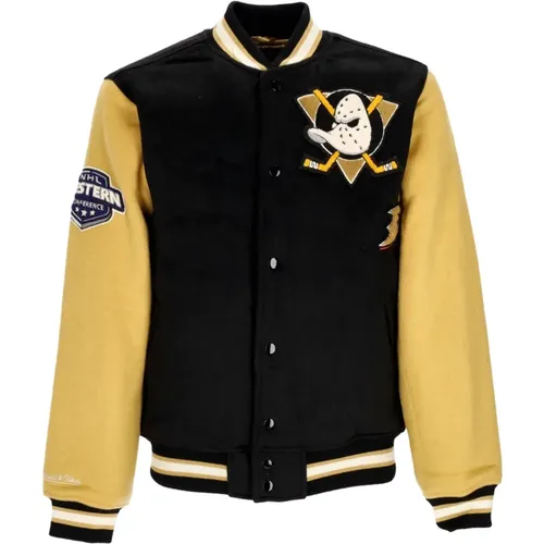 Bomber Jackets, male, , Size: M NHL Team Legacy Varsity Jacket - Mitchell & Ness - Modalova