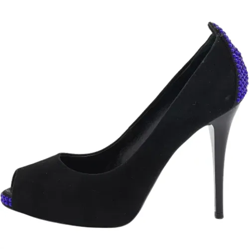 Pre-owned Pumps, female, , Size: 6 US Pre-owned Suede heels - Giuseppe Zanotti Pre-owned - Modalova