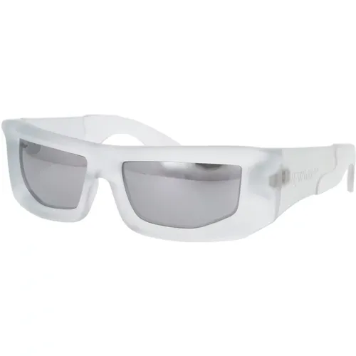 Sunglasses, unisex, , Size: 58 MM Volcanite Sunglasses for Stylish Protection - Off White - Modalova